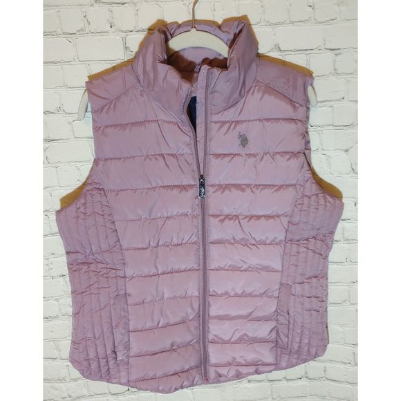 U.S. Polo Assn. Jackets & Blazers - US Polo Lavender Puffer Vest, L